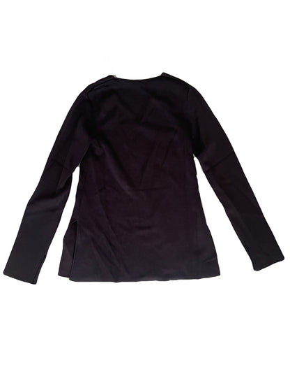 Arket Navy V-Neck Top XS image 1