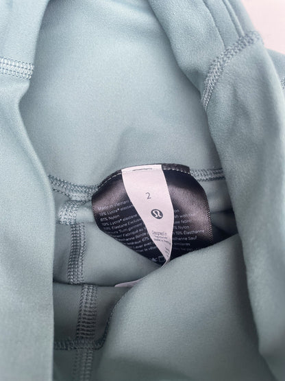 Lululemon Cropped Teal Leggings UK 6 image 3