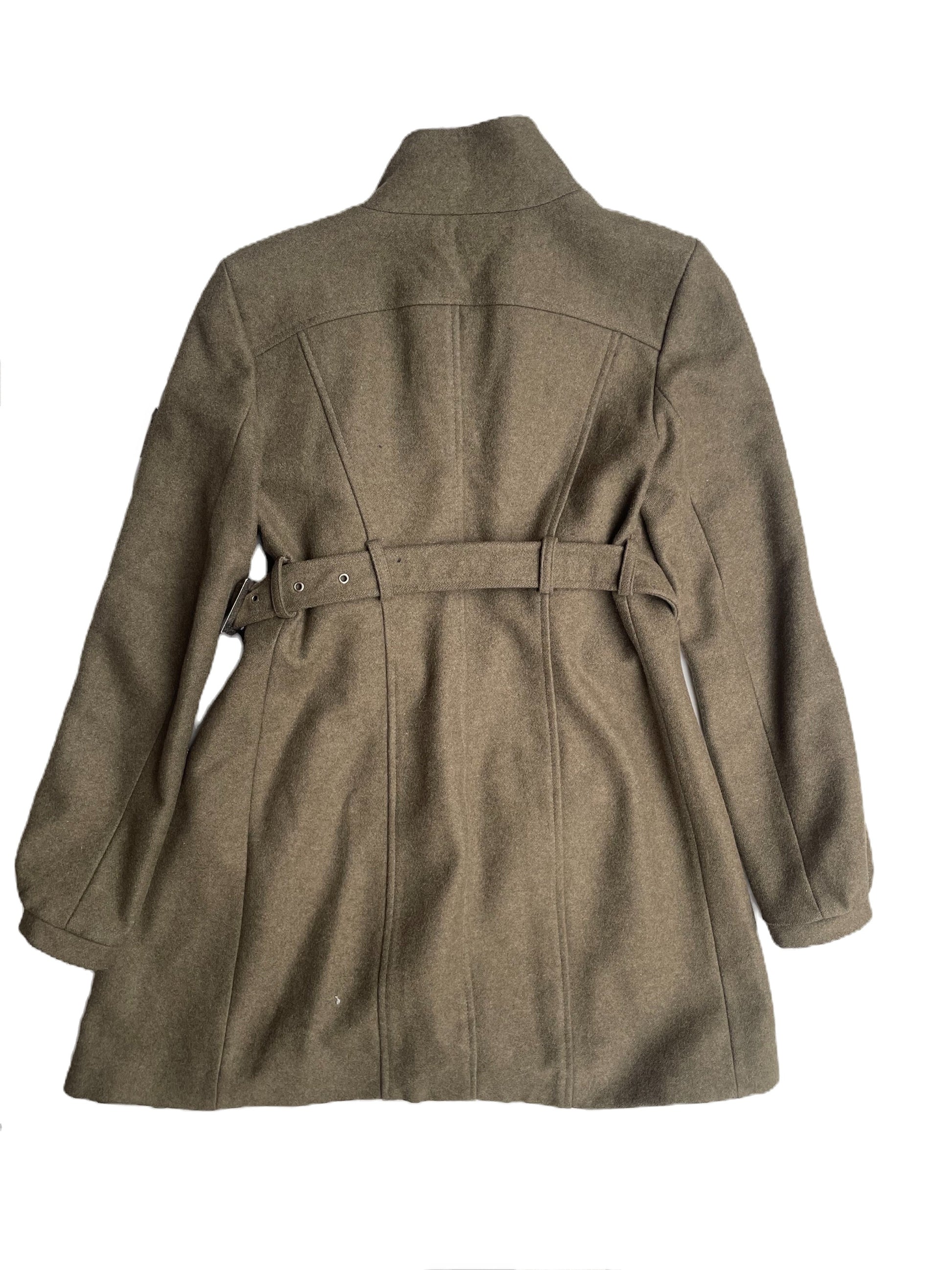 Patrizia Pepe Khaki Wool Coat UK 10 image 1