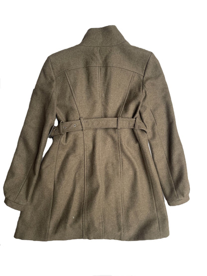 Patrizia Pepe Khaki Wool Coat UK 10 image 1