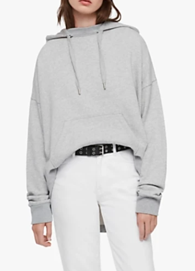 All Saints Grey Hoodie M/L image 1
