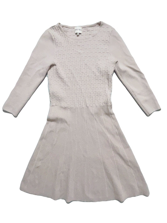 Reiss Nude Stretch Flare Dress UK 8 image 0