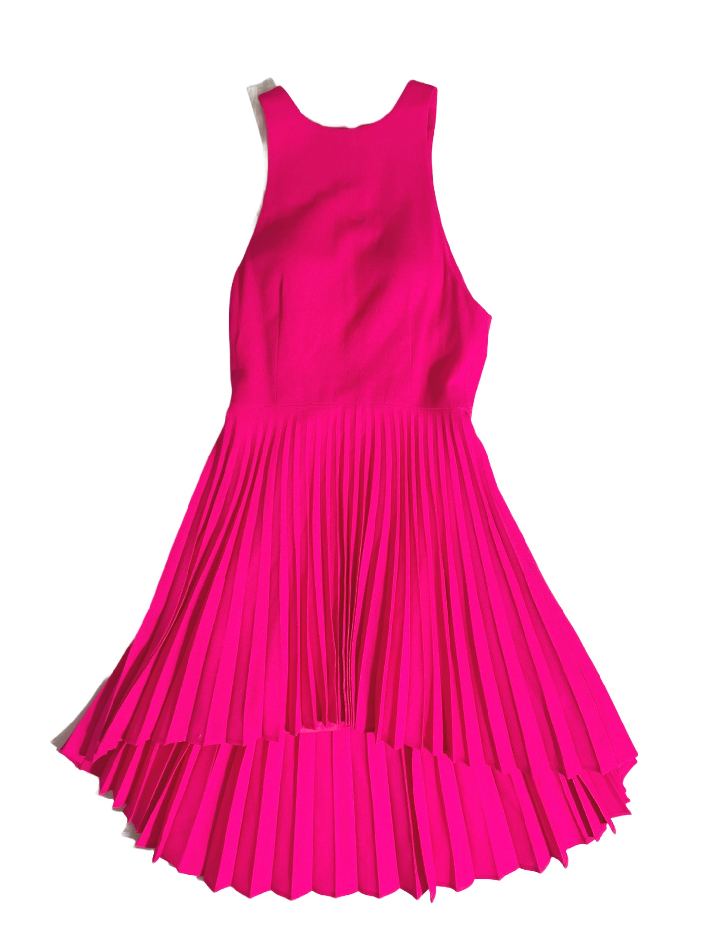 Christopher Kane Fuschia Pink Pleat Dress  UK 8 image 0