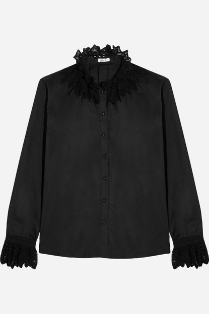 Vilshenko Lace Trimmed Shirt UK 10 image 1