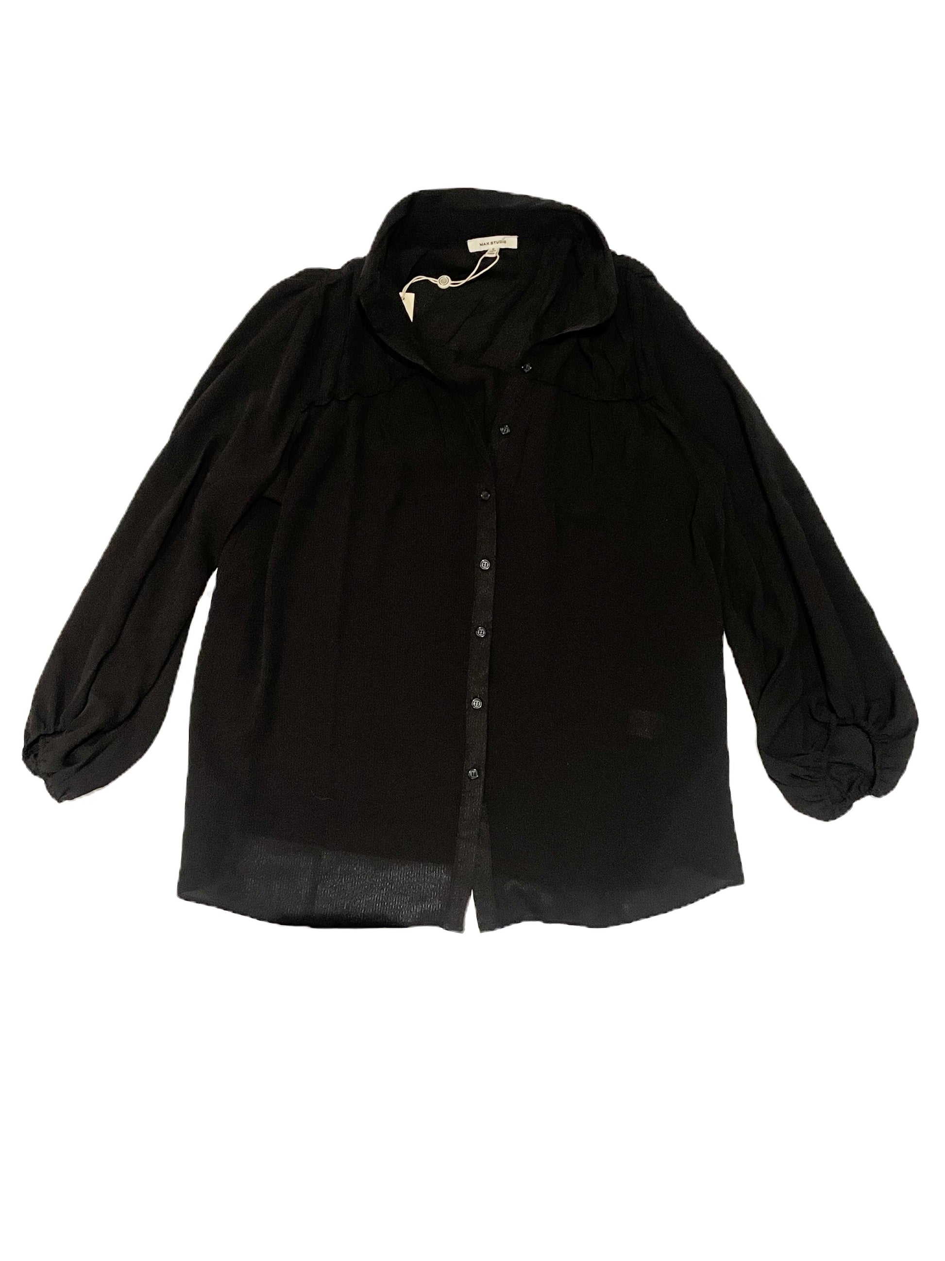 New With Tags Max Studio Black Shirt S image 0