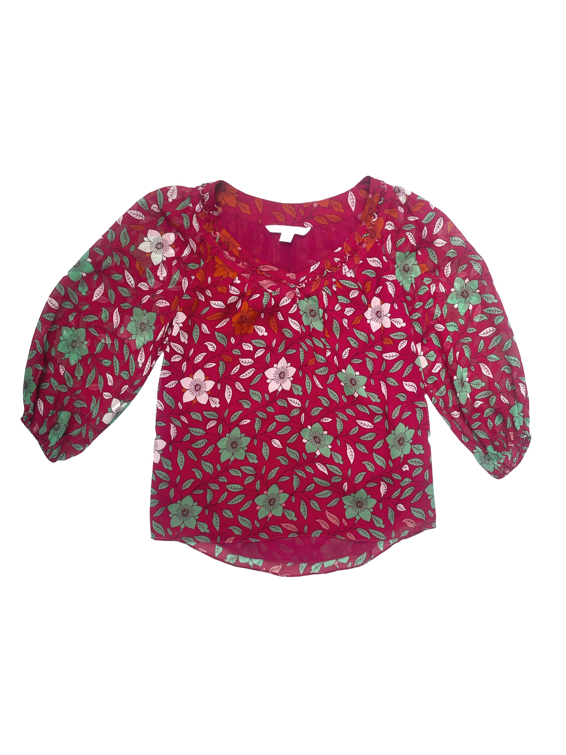 Diane Von Furstenberg Print Blouse XS image 0