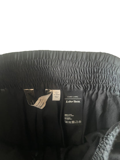 & Other Stories Wide Leg Satin Trousers UK  6 image 2