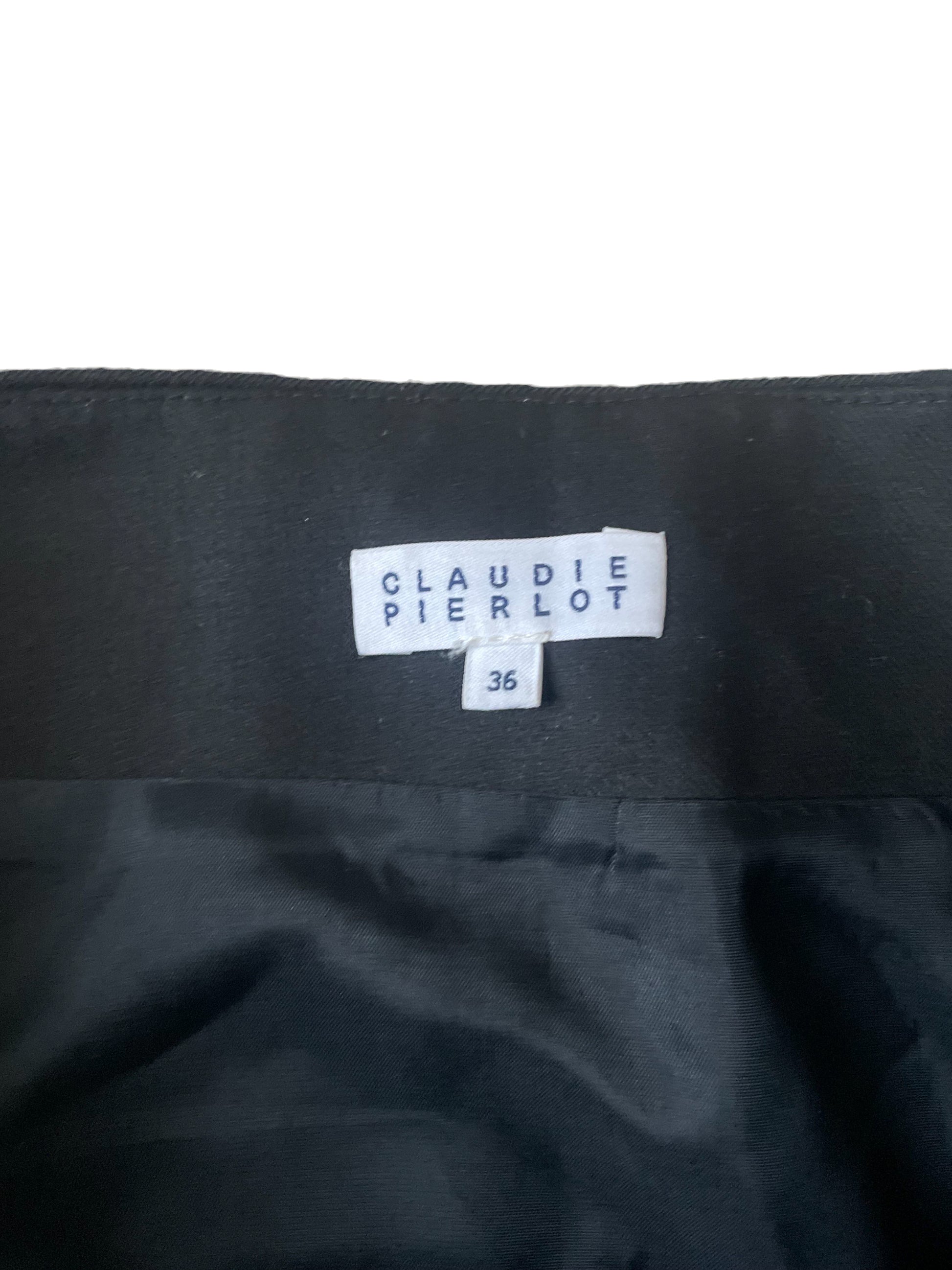 Claudie Pierlot Black Mini Skirt UK 8 image 2