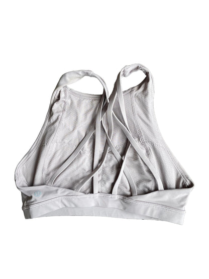 Lululemon Grey Cropped Sports Top M image 1