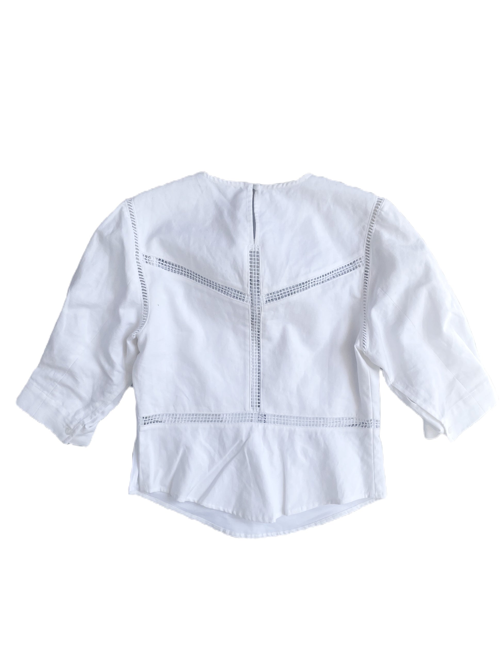Rebecca Minkoff White Blouse  XS image 3