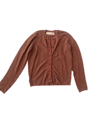 Marni Striped Cashmere Cardigan UK 10