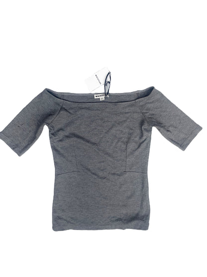 New With Tags Whistles Grey Jersey Top UK 8 image 0