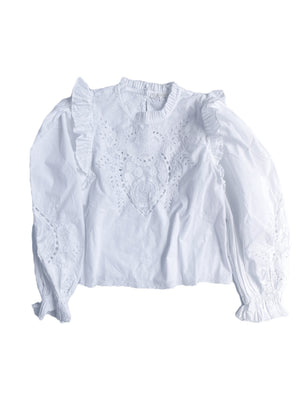 Love the Label White Cotton Blouse S