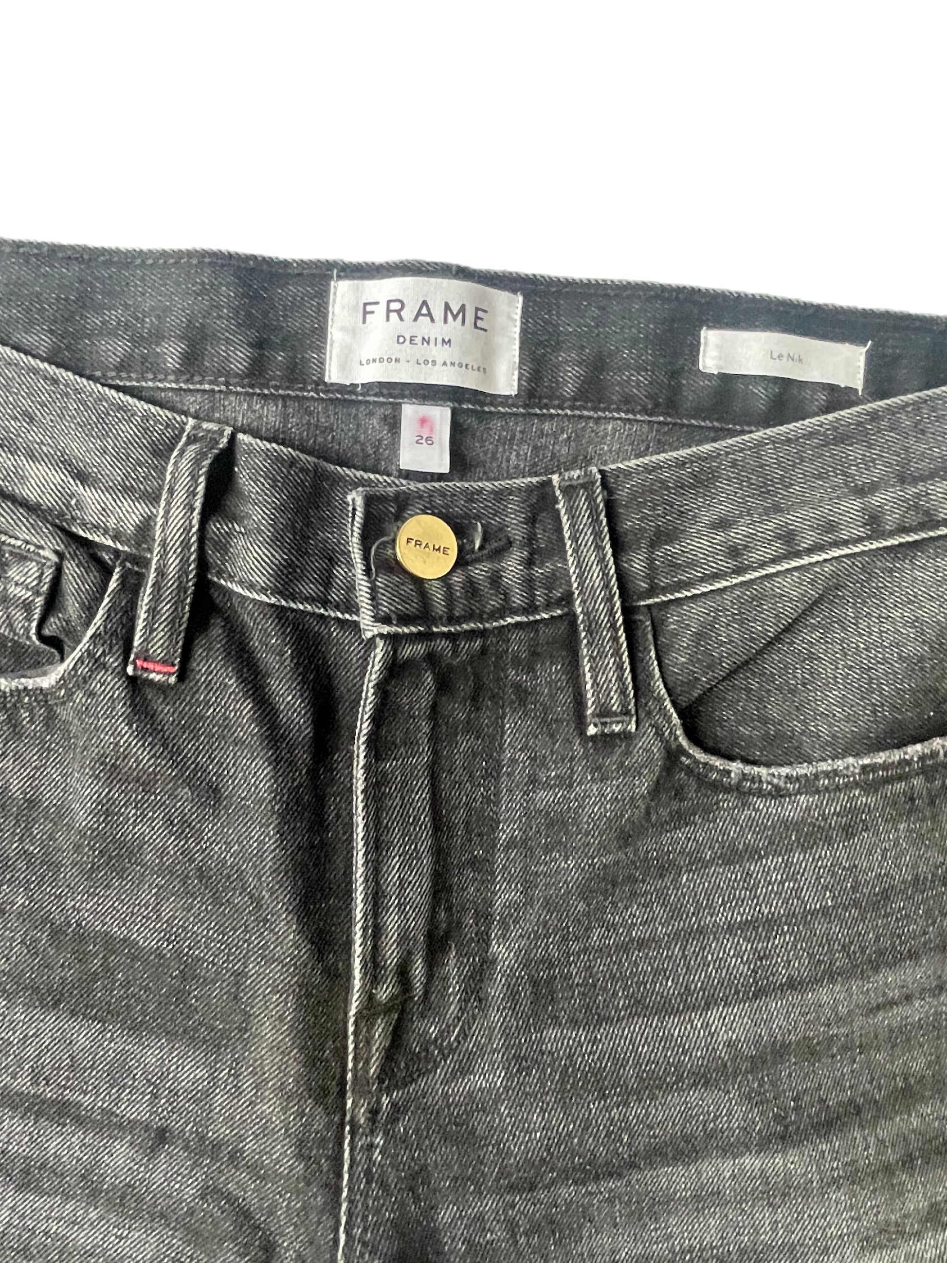 Frame Le Nik Straight Leg Jeans 26" image 2
