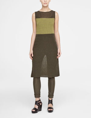 Sarah Pacini Linen Dress One Size