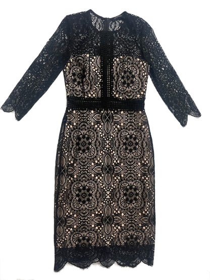 The Kooples Lace Midi Dress S image 0