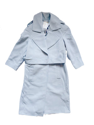 Ted Baker Powder Blue Trench Coat UK6
