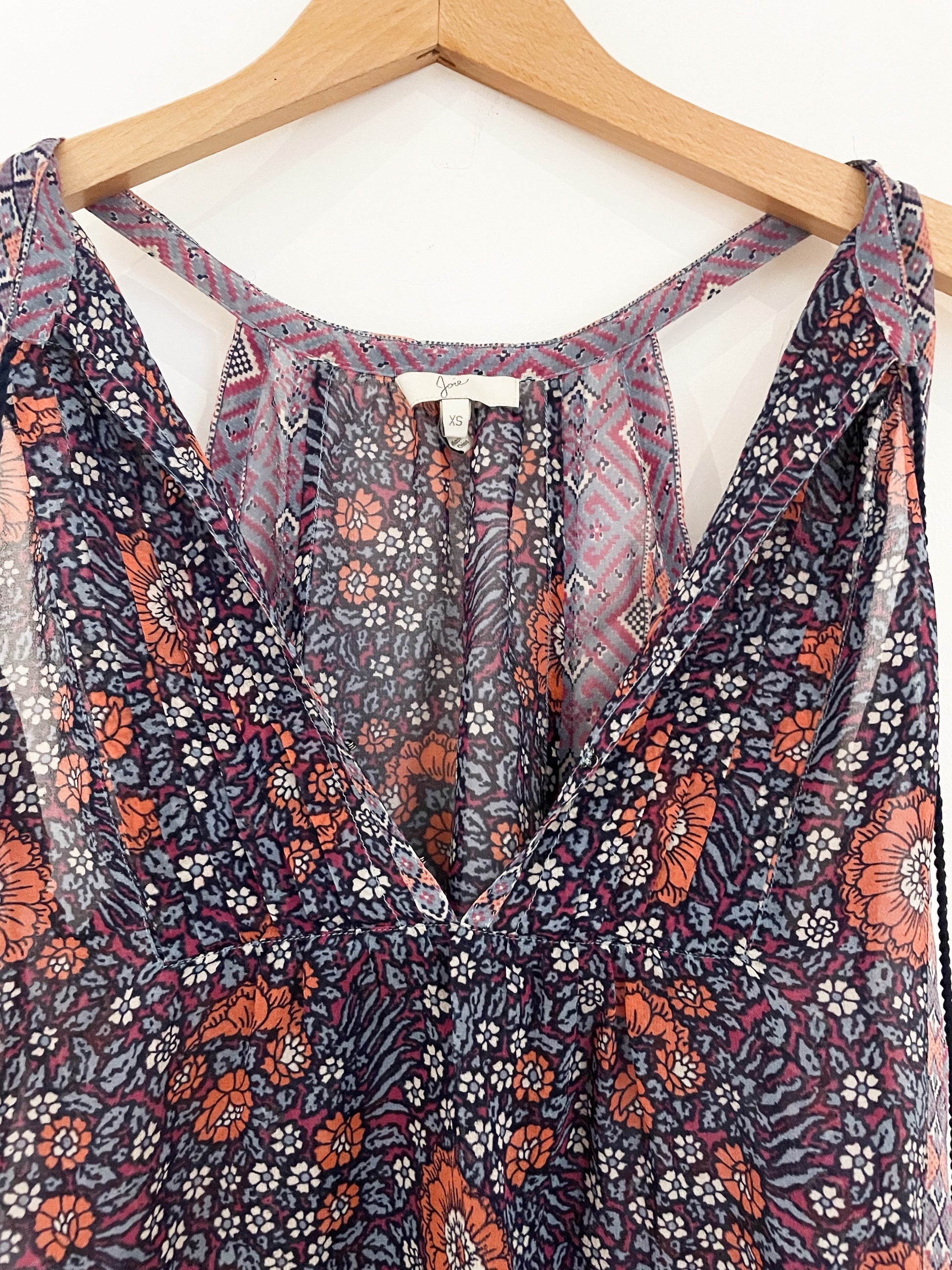 Joie Silk Print Top S image 2