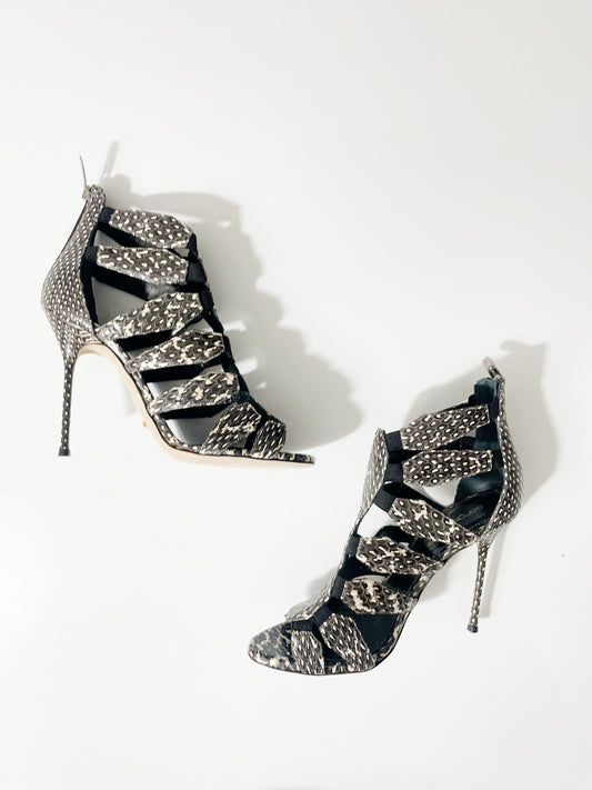 Sergio Rossi Print Sandals UK 3.5 image 0