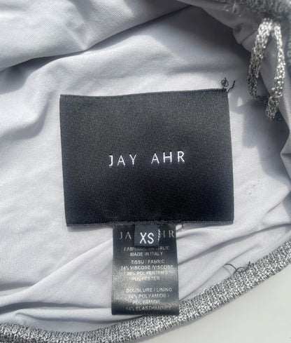 Jay AHR Silver One Shoulder Dress XS image 2
