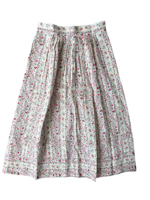 See By Chloé Floral Linen Skirt UK 12
