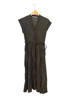 Zara Khaki Shirt Dress S